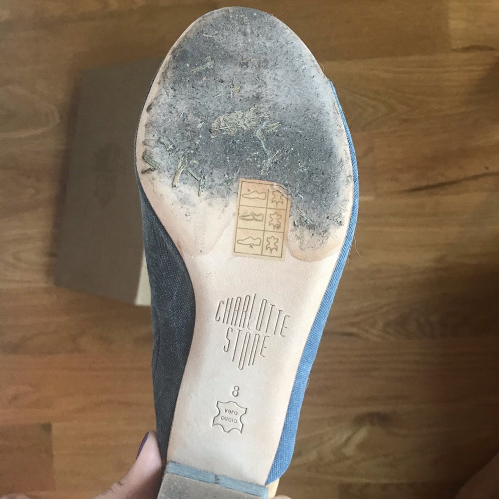 Charlotte Stone denim heels - Picture 11 of 15